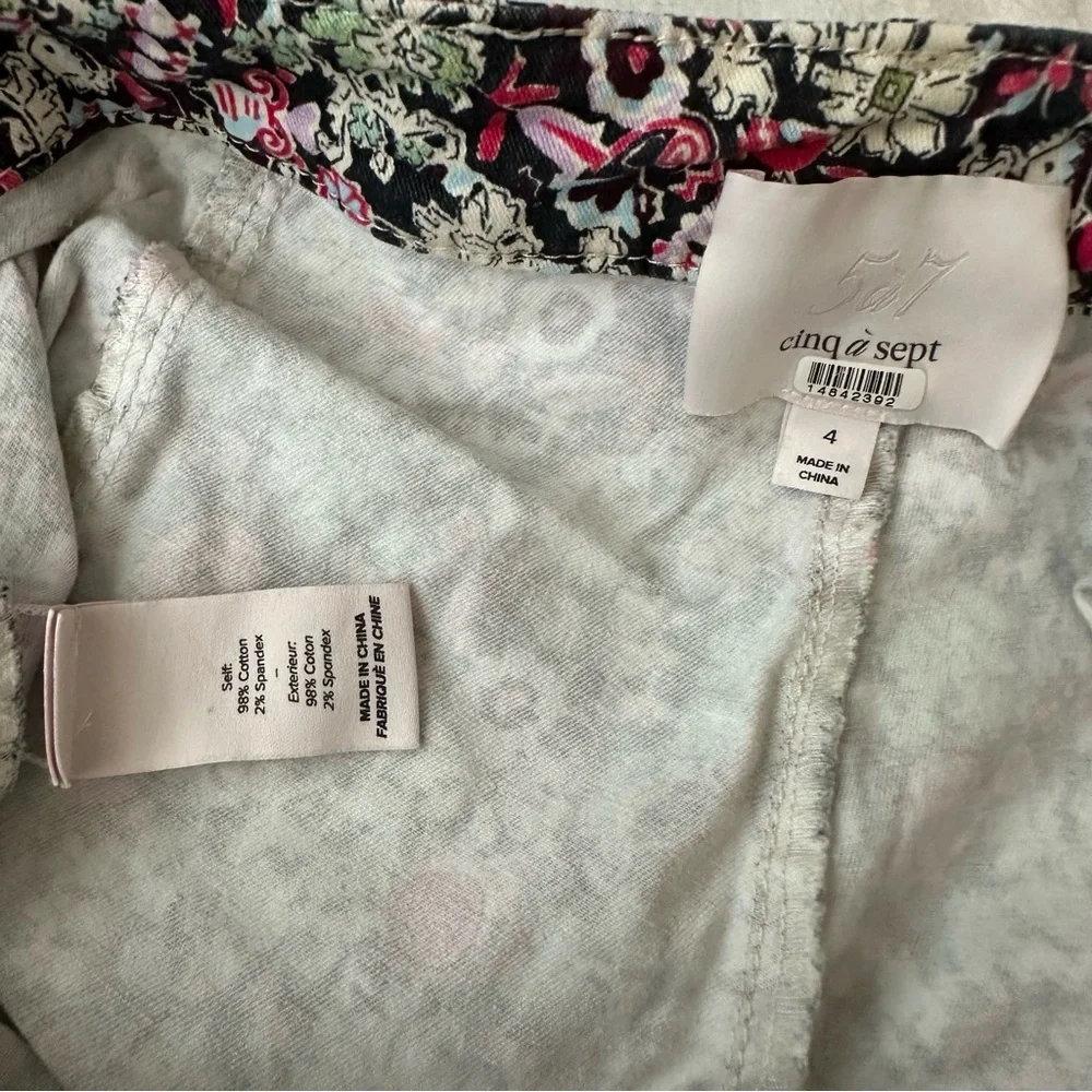 Cinq à Sept Penny Floral Shorts Size 4